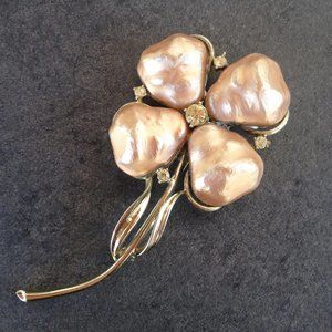 Vintage 60's Bold Floral Brooch by Coro